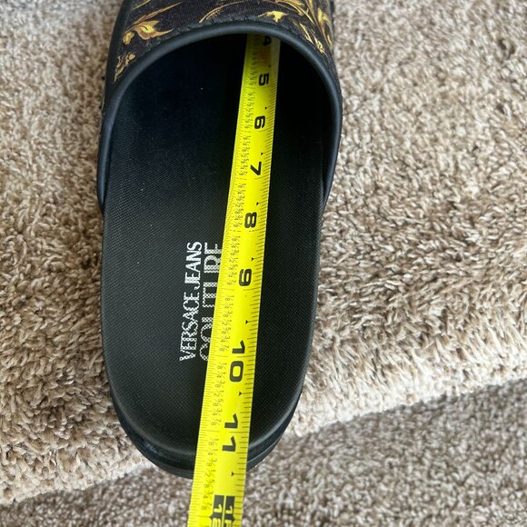 Versace Jeans Couture Platform Slides Men\'s. Size EU 42/US 8.5-9. In very good main image 7